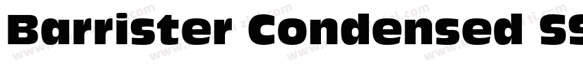 Barrister Condensed SSi Condensed字体转换
